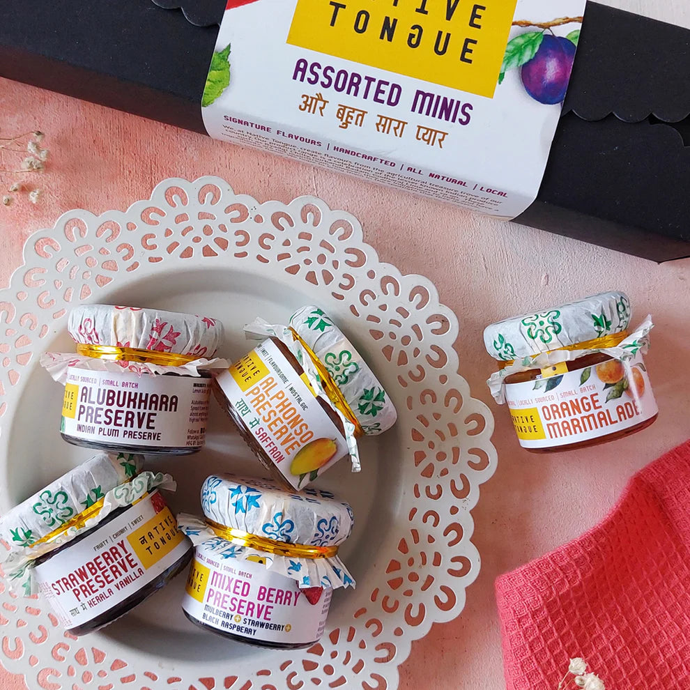 ASSORTED MINI FRUIT PRESERVES