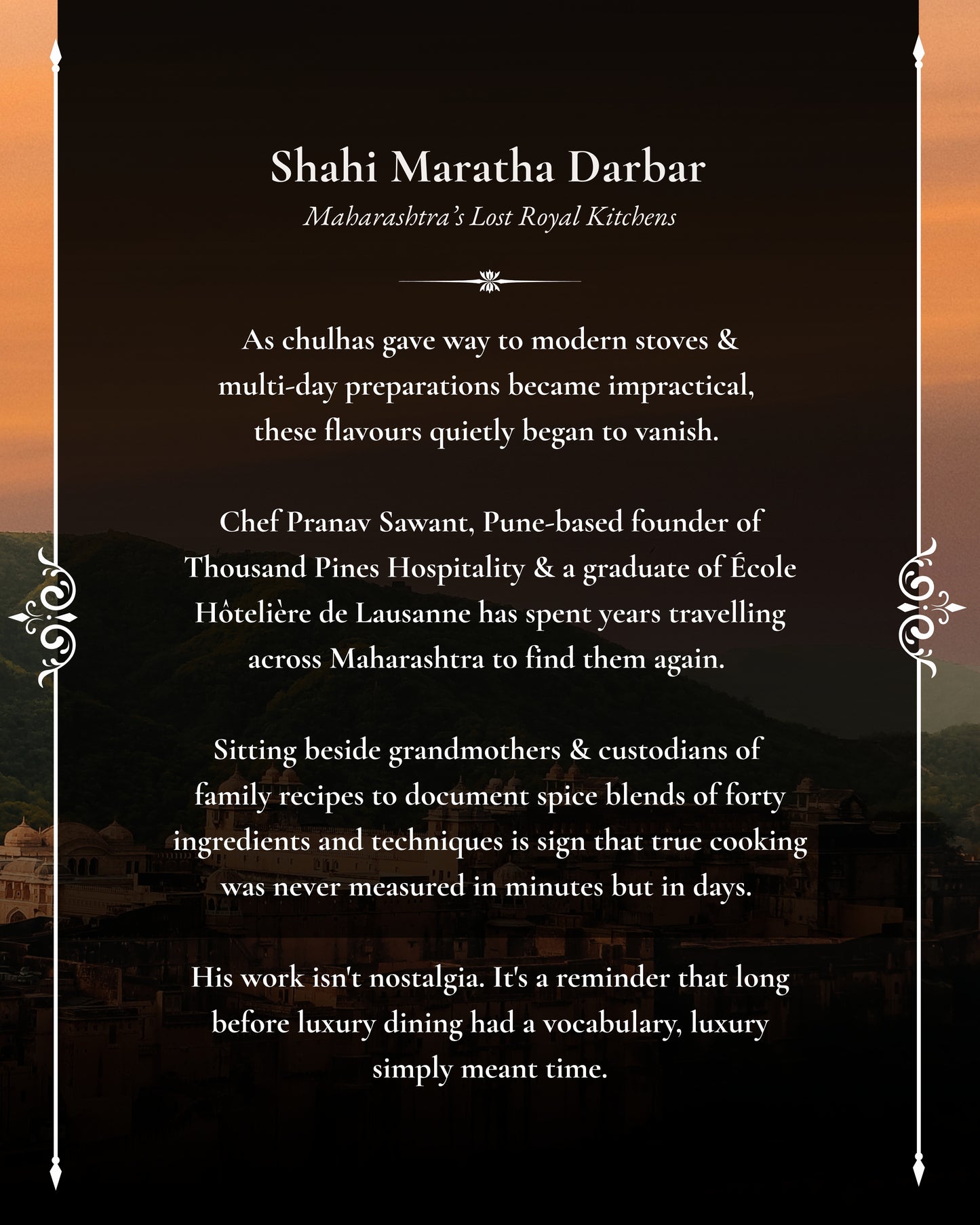 THE HIDDEN TABLE @ NUÈE | 28TH JUNE | PUNE