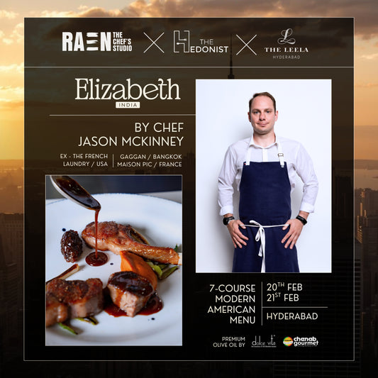 JASON MCKINNEY INDIA TOUR | 7-COURSE MENU | CHEFS TABLE | 20th & 21st FEB | HYDERABAD