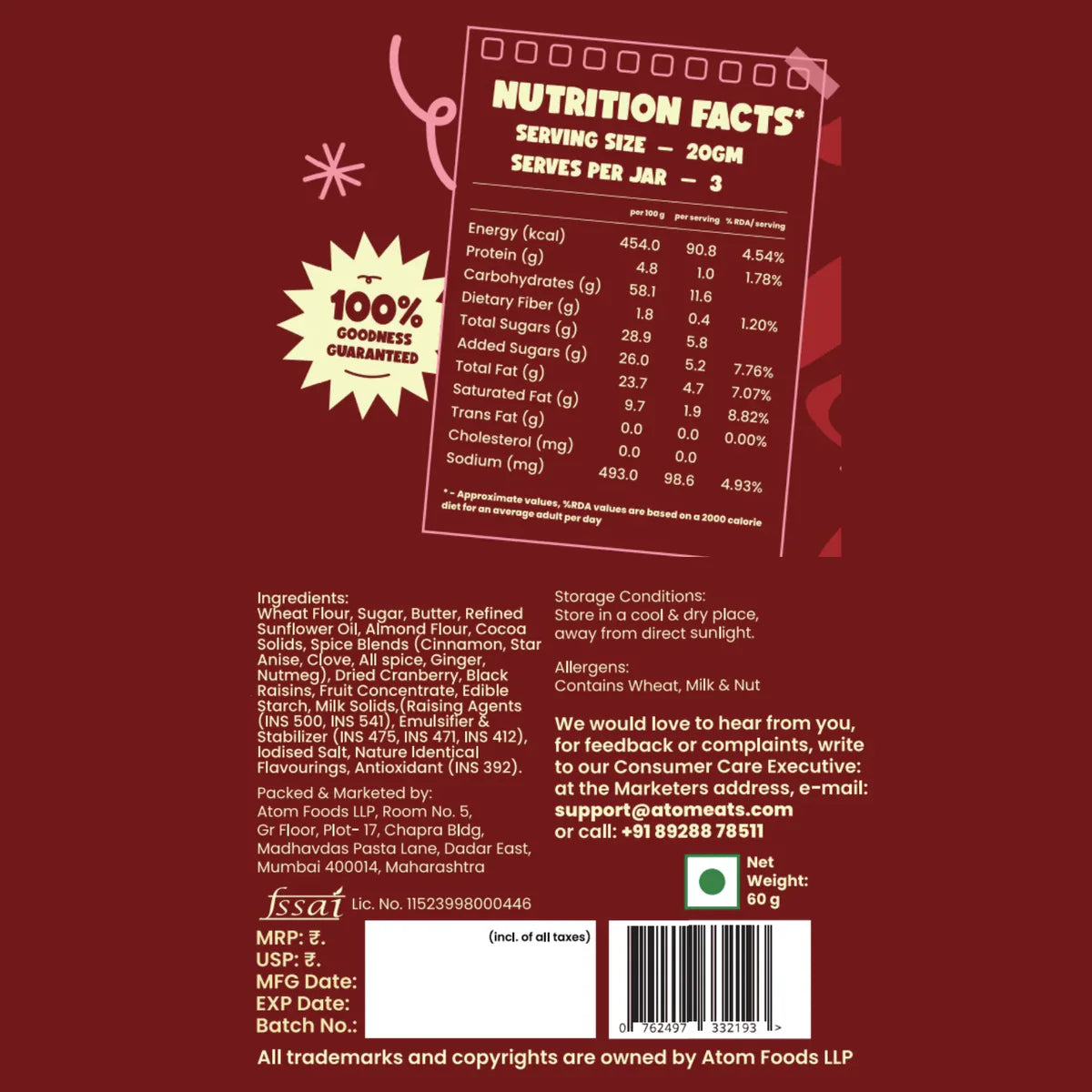 Plum Crunch Pops (60G Pack)