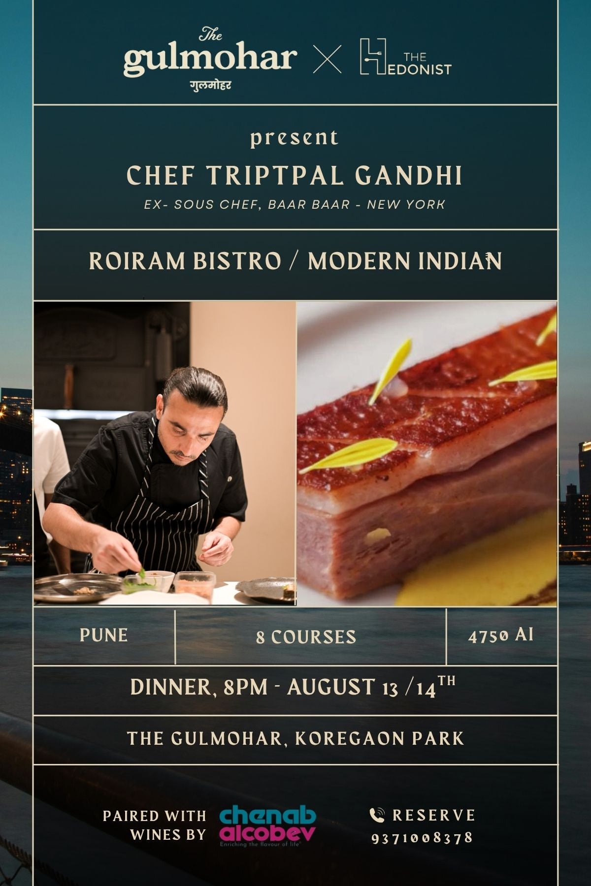 TRIPTPAL GANDHI | CHEFS TABLE | 13-14 AUG