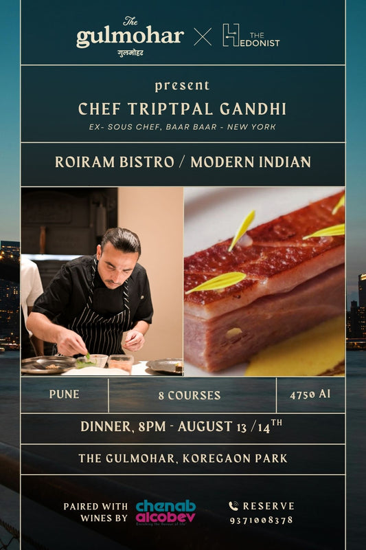 TRIPTPAL GANDHI | CHEFS TABLE | 13-14 AUG