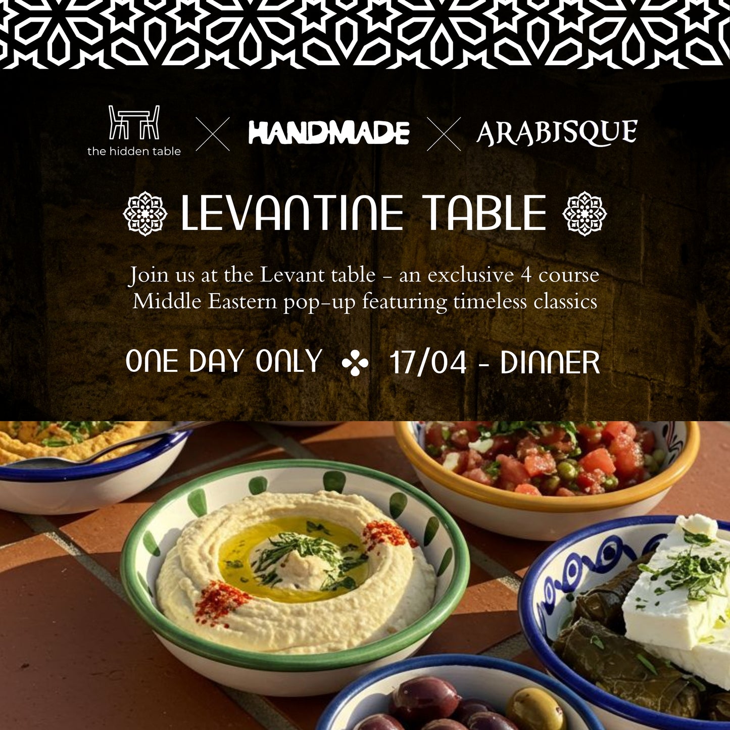 LEVANTINE TABLE : ONE NIGHT EXCLUSIVE | 17TH APRIL | PUNE